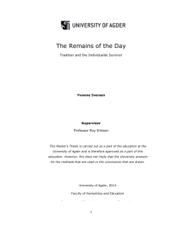 The Remains of the Day