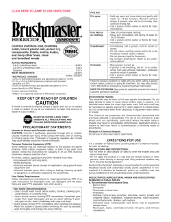 BrushMaster Herbicide Label