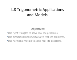 Right Triangle Trigonometry