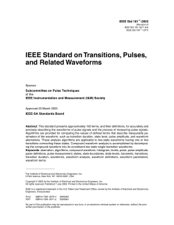 IEEE Std 181-2003 Front Matter