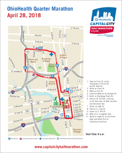OhioHealth Quarter Marathon April 29, 2017