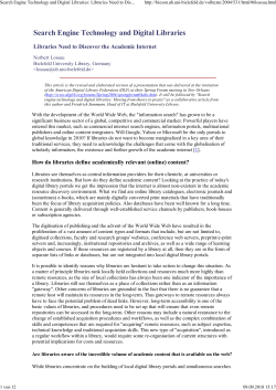 lossau_need to discover - Publications at Bielefeld University