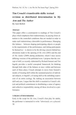 The Author - Royal Holloway