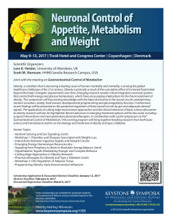 Neuronal Control of Appetite, Metabolism and Weight