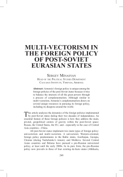 Evaluating Multi-Vectorism in the Foreign Policy of Post