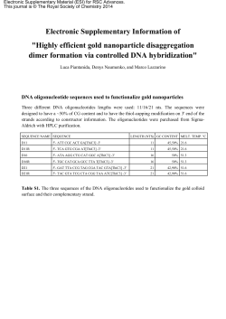 Electronic Supplementary Information of