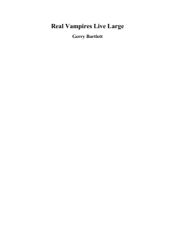 Real Vampires Live Large