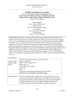 Notable Trade Book Lesson Plan - Social Studies Research and