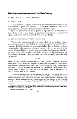 Difficulties in the Measurement of Pulse