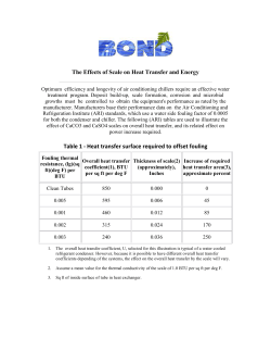 Effects of Scale on Heat Transfer and Energy