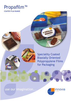 Propafilm&trade; - Innovia Films