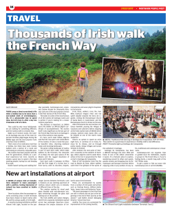 Thousands of Irish walk the French Way