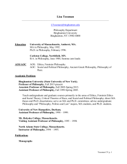 CV - Binghamton University