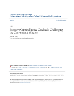 Excessive Criminal Justice Caseloads: Challenging the