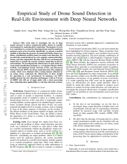 Empirical Study of Drone Sound Detection in