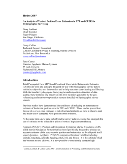 An Analysis of Vertical Position Error Estimation in TPE and CUBE