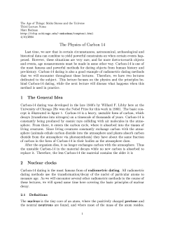 Lecture Notes - University of Idaho