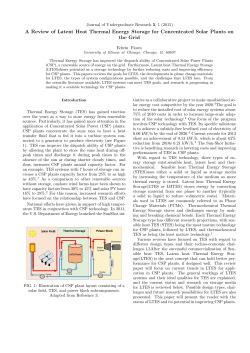 A Review of Latent Heat Thermal Energy Storage for