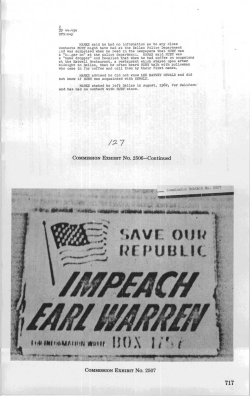 CE 2507 - Photograph of "Impeach Earl Warren" sign.