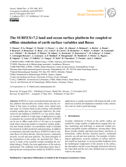 The SURFEXv7.2 land and ocean surface platform for coupled or