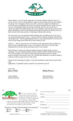 Print off a Wings of a Dove Campaign Donation Form