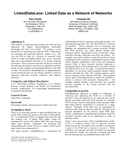 LinkedDataLens: Linked Data as a Network of