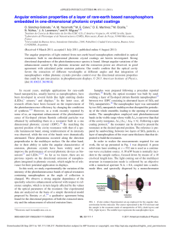 Angular emission properties of a layer of rare