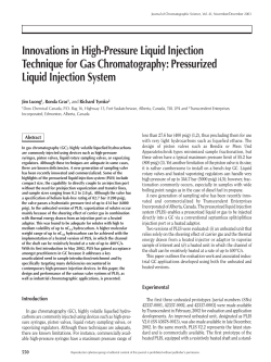 Innovations in High-Pressure Liquid Injection Technique for Gas