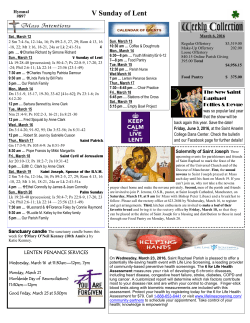 bulletin-2016-03-13 - Saint Raphael Parish