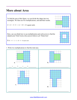 More about Area