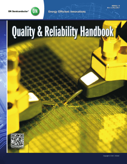 Quality and Reliability Handbook