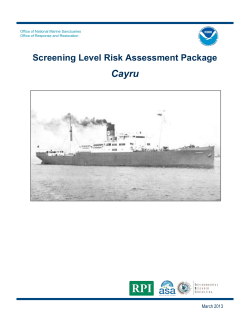 Screening Level Risk Assessment Package Cayru
