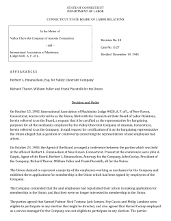 Herbert L. Emanuelson, Esq. for Valley Chevrolet Company Richard