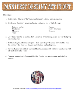 Directions: 1. Distribute the 2 halves of the &ldquo;American Progress