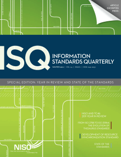 From iso 2788 to iso 25964 - National Information Standards