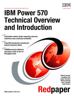 IBM System p570 Technical Overview and