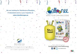balloonee We are looking for Distributors/Resellers