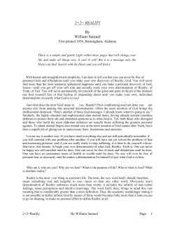 2+2=Reality - SearchWithin.org