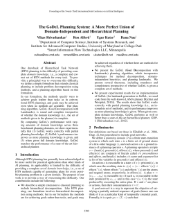 The GoDeL Planning System: A More Perfect Union of Domain