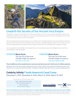 Unearth the Secrets of the Ancient Inca Empire