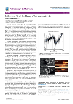 Evidence to Clinch the Theory of Extraterrestrial Life