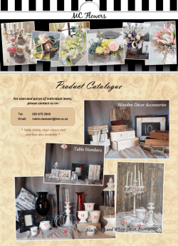 click here to view our rental catalogue