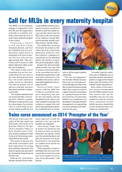 Call for MLUs in every maternity hospital
