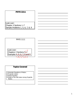 Notes for 2