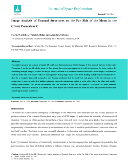Image Analysis of Unusual Structures on the Far Side of the Moon in