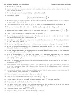 Solutions - The James S. Rickards Fall Invitational