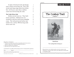 ReadWell Homework Stories Unit 16