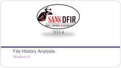 File History Analysis