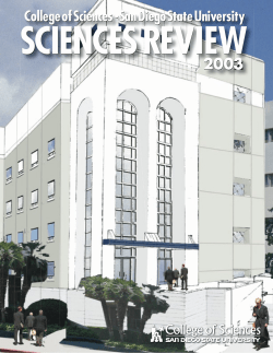 sciences review web 2003 - SDSU College of Sciences