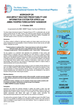 International Centre for Theoretical Physics